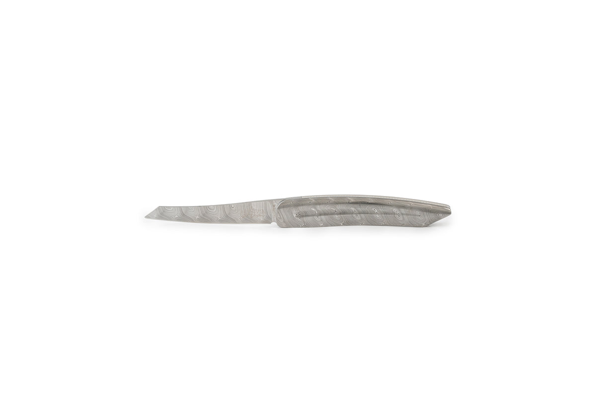 النصل العربي × SKnife — الداماسك الكـامل مع الألمـاس